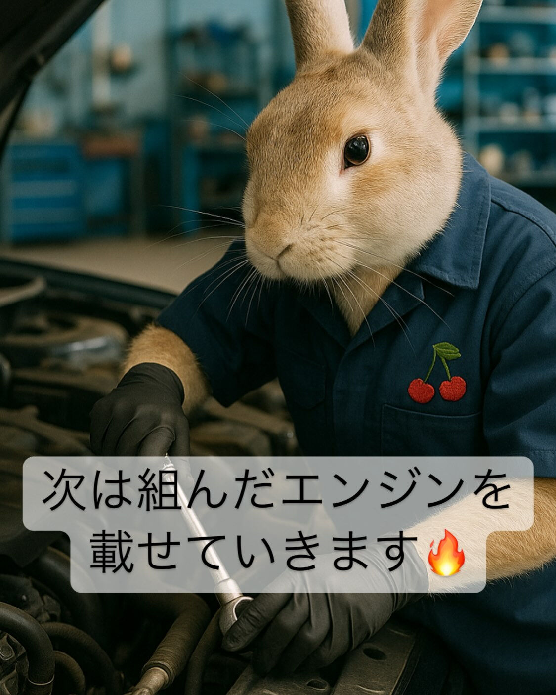 エンジン組み立て→載せ替え　🍒part2🍒