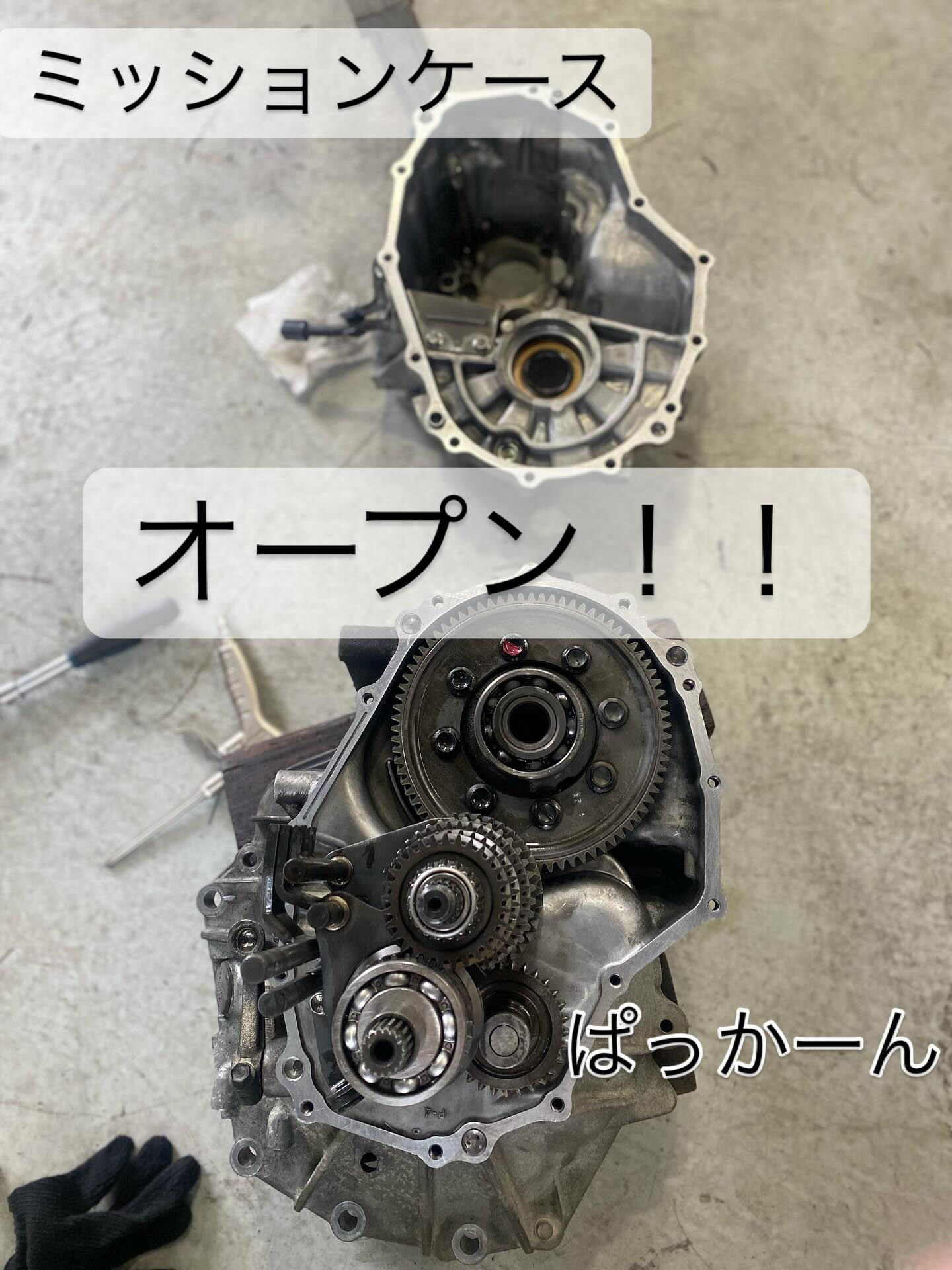 🍒作業中風景のご紹介🍒ミッションオーバーホール