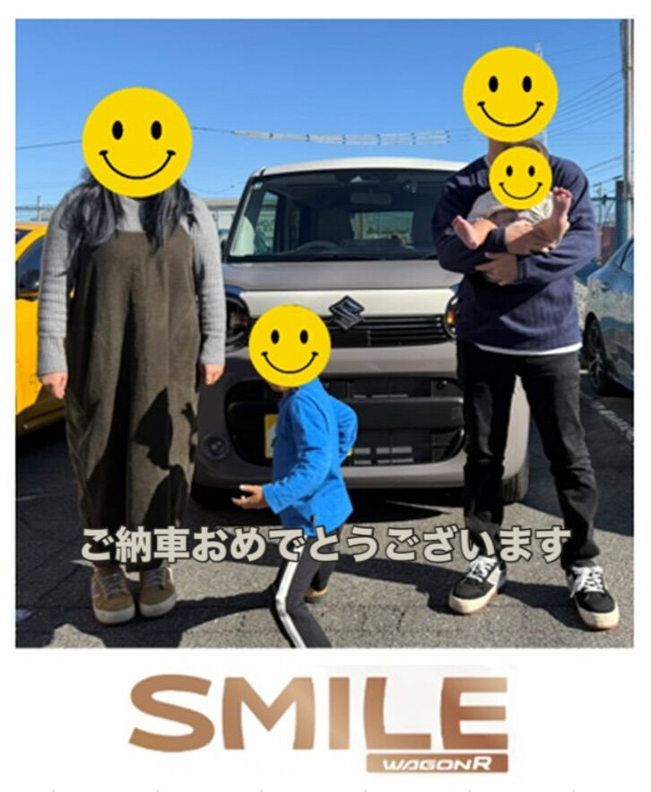 🍒ご納車式🍒　ワゴンRスマイル